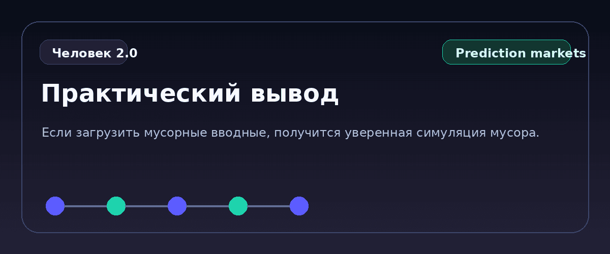 Вывод: MiroFish как песочница перед Polymarket